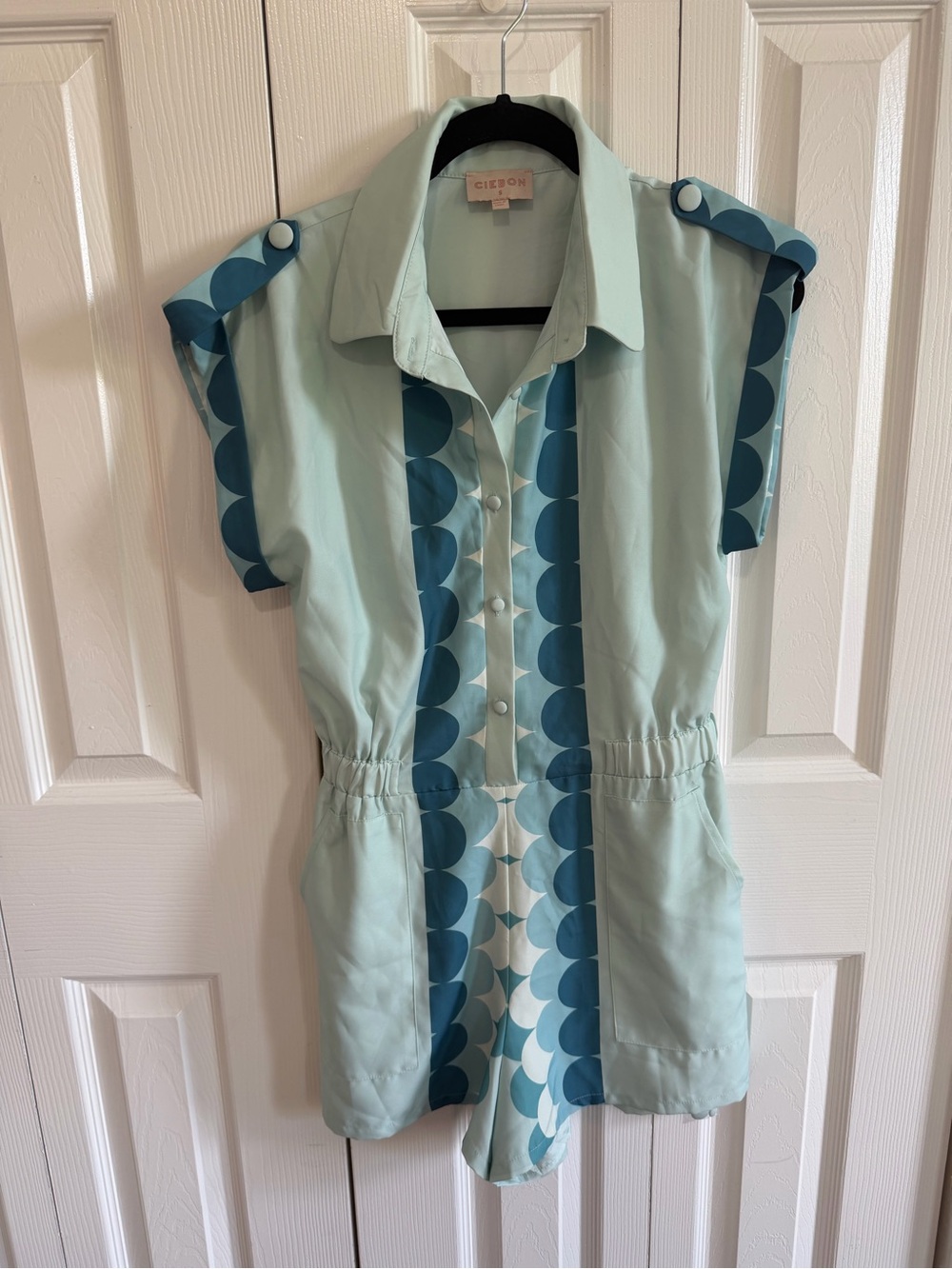 Ciebon Aqua Circle Romper Size Small
